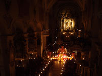 Regionalbesuch unseres Bischofs Rudolf – Taizé-Gebet mit den Jugendlichen der Region