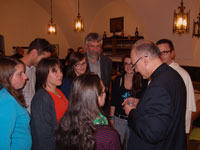 Regionalbesuch unseres Bischofs Rudolf – Taizé-Gebet mit den Jugendlichen der Region
