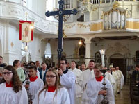 Einkleidung im Kloster Roggenburg