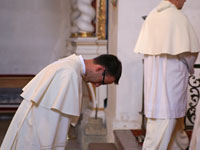 Feierliche Profess von Frater Felix