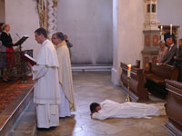 Feierliche Profess von Frater Felix