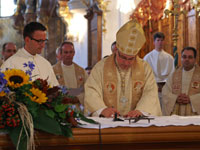 Feierliche Profess von Frater Felix