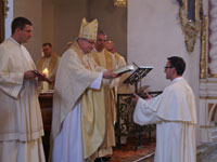 Feierliche Profess von Frater Felix