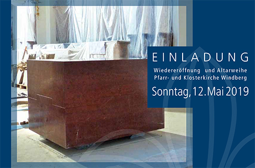 Einladung zur Altarweihe
