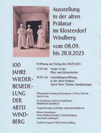 Ausstellung zum Jubiläum - Plakat