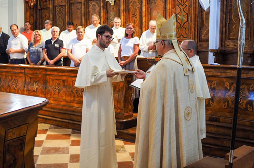 Einkleidung von Frater Korbinian