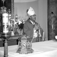 Generalabt Thomas beim Schwesterntreffen in der Klosterkirche in Krakau
