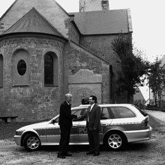 P. Gabriel mit seinem Vorgänger  dem Bundespolizeipfarrer