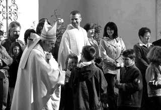 Weihbischof Grünwald und P.Ulrich beim 250. Kirchweihjubiläum in Oberwiesenbach