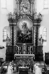 Gottesdienst bei den Exerzitien für die Mitbrüder im Stift Reichersberg